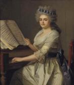 MERLOT F Portrait De Femme Au Piano-forte MERLOT F Portrait De Femme Au Piano-forte