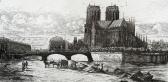 MERYON Charles L'arche Du Pont Notre-dame, Paris MERYON Charles L'arche Du Pont Notre-dame, Paris