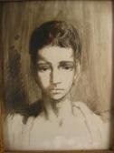 METCALF Conger Bust Length Portrait Of Young Man METCALF Conger Bust Length Portrait Of Young Man