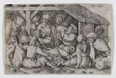 METSYS Cornelis Kupferstich Auf Feinem Bütten. METSYS Cornelis Kupferstich Auf Feinem Bütten.