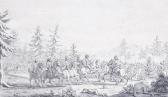 METTENLEITER Johann Jakob A Battle Sene On The Edge Of A Forest METTENLEITER Johann Jakob A Battle Sene On The Edge Of A Forest