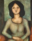 METTIS Portrait Of Young Lady With Dark Hair METTIS Portrait Of Young Lady With Dark Hair