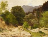 METZENER Alfred Waldlandschaft Mit Bachlauf METZENER Alfred Waldlandschaft Mit Bachlauf