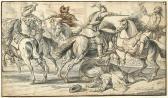 MEULEN van der Adam Frans Battle Scene MEULEN van der Adam Frans Battle Scene