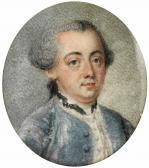 MEURLING Alexander Porträtt Av Herre I Pudrad Peruk MEURLING Alexander Porträtt Av Herre I Pudrad Peruk