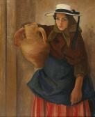 MEURS Harmen Hermanus Spanish Farmer'swife With Straw Hat MEURS Harmen Hermanus Spanish Farmer'swife With Straw Hat
