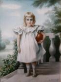 MEYENDORFF Paul, Baron Portrait Miniature Of A Child MEYENDORFF Paul, Baron Portrait Miniature Of A Child