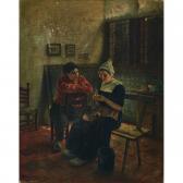 MEYER Claus Young Farmer And His Wife In A Kitchen MEYER Claus Young Farmer And His Wife In A Kitchen