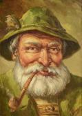 MEYER Phoebe Man Smoking Pipe MEYER Phoebe Man Smoking Pipe