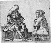 MEYER Rudolph Theodor Der Maler Mit Seinem Modell Im Freien; Der Maler In Seinem Atelier MEYER Rudolph Theodor Der Maler Mit Seinem Modell Im Freien; Der Maler In Seinem Atelier