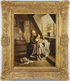 MEYERHEIM Friedrich Edouard Grandmother With Her Granddaughter MEYERHEIM Friedrich Edouard Grandmother With Her Granddaughter