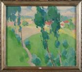 MEYNART Maurice Vue Aérienne D'un Chemin De Hêtres MEYNART Maurice Vue Aérienne D'un Chemin De Hêtres