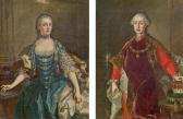 MEYTENS van Martin Pendants – „isabella Von Bourbon-parma“ Und „kaiser Joseph Ii. “ MEYTENS van Martin Pendants – „isabella Von Bourbon-parma“ Und „kaiser Joseph Ii. “