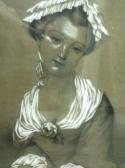 MEZIERES Pauline Jeune Fille À La Rose MEZIERES Pauline Jeune Fille À La Rose
