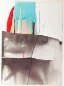 MICALLEF LUCIANO Grey Bands And Colorful Strips MICALLEF LUCIANO Grey Bands And Colorful Strips