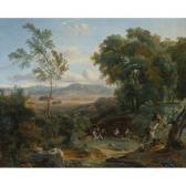 MICHALLON Achille Etna Landscape With A View Of Frascati MICHALLON Achille Etna Landscape With A View Of Frascati