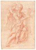MICHELANGELO Lodovico Buonarroti Simoni La Vierge À L'enfant Avec Saint Jean-baptiste Ou Projet Pour Une Sybille MICHELANGELO Lodovico Buonarroti Simoni La Vierge À L'enfant Avec Saint Jean-baptiste Ou Projet Pour Une Sybille