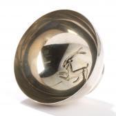 MICHELSEN A. A Sterling Silver Bowl, Enchased With Capricorn MICHELSEN A. A Sterling Silver Bowl, Enchased With Capricorn