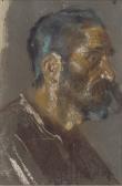 MICHETTI Francesco Paolo Portrait Of A Bearded Gentleman, Bust-length, Profile, With An Earring MICHETTI Francesco Paolo Portrait Of A Bearded Gentleman, Bust-length, Profile, With An Earring
