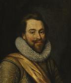 MIEREVELT van Michiel Jansz. Portrait Of Johan Ernst Van Nassau Siegen (1582–1617), Half-length, Wearing Armour With A Pink Sash And Ruff MIEREVELT van Michiel Jansz. Portrait Of Johan Ernst Van Nassau Siegen (1582–1617), Half-length, Wearing Armour With A Pink Sash And Ruff