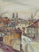 MIERSEN Nora Blick Auf Saarbrücken Mit Den Türmen Der Ludwigskirche MIERSEN Nora Blick Auf Saarbrücken Mit Den Türmen Der Ludwigskirche