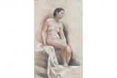 MIGNON Jules Albert Seated Nude MIGNON Jules Albert Seated Nude