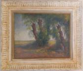 MIGNON Lucien Femme Lisant Sous Les Arbres MIGNON Lucien Femme Lisant Sous Les Arbres