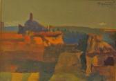 MIHAILOVICH SHATALOW VLADIMIR Study Of Arizona Landscape MIHAILOVICH SHATALOW VLADIMIR Study Of Arizona Landscape