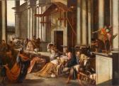 MILANI Aureliano Grand Architecture With The Adoration Of The Magi MILANI Aureliano Grand Architecture With The Adoration Of The Magi
