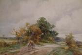 MILES Beltram Watercolour Haycart On A Lane MILES Beltram Watercolour Haycart On A Lane