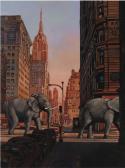 MILES Hyman Elephants Sur Broadway MILES Hyman Elephants Sur Broadway
