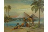 MILESON A.E. Middle Eastern Camel And Pyramid Scenes MILESON A.E. Middle Eastern Camel And Pyramid Scenes