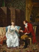 MILIUS Félix Augustin The Courting Couple MILIUS Félix Augustin The Courting Couple