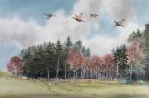 MILLIKEN Robert W. Pheasants Over The Woods MILLIKEN Robert W. Pheasants Over The Woods
