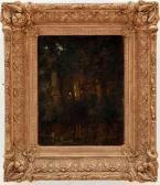 MINOR Robert Crannell Nocturnal Swamp Scene MINOR Robert Crannell Nocturnal Swamp Scene