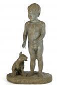 MINTURN SEDGWICK Francis Young Boy And Dog MINTURN SEDGWICK Francis Young Boy And Dog