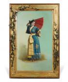 miramond alexis Jeune Élégante En Habit Asiatique miramond alexis Jeune Élégante En Habit Asiatique