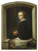 MNISZECH Comte Andrzej Jerzy Portret Syna Leona MNISZECH Comte Andrzej Jerzy Portret Syna Leona