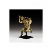 MOCHI Francesco A Gilt Bronze Figure Of A Running Man MOCHI Francesco A Gilt Bronze Figure Of A Running Man