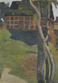 MODERSOHN-BECKER Paula Birkenstämme Vor Scheune MODERSOHN-BECKER Paula Birkenstämme Vor Scheune