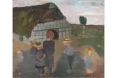 MODERSOHN-BECKER Paula Kinder Vorm Bauernhaus MODERSOHN-BECKER Paula Kinder Vorm Bauernhaus