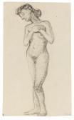 MODERSOHN-BECKER Paula Stehender Weiblicher Akt MODERSOHN-BECKER Paula Stehender Weiblicher Akt