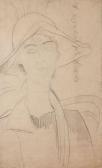 MODIGLIANI Amedeo Portrait De Gabrielle MODIGLIANI Amedeo Portrait De Gabrielle
