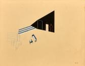 MOHOLY-NAGY LASZLO Projet De Mise En Scène Pour Les Contes D'hoffmann MOHOLY-NAGY LASZLO Projet De Mise En Scène Pour Les Contes D'hoffmann