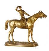 MOIGNIEZ Jules A Racehorse With Jockey Up 'cheval De Course Et Sonjockey' MOIGNIEZ Jules A Racehorse With Jockey Up 'cheval De Course Et Sonjockey'
