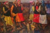Moiseev Gennadi Uzbek Women Gathering Silk Moiseev Gennadi Uzbek Women Gathering Silk