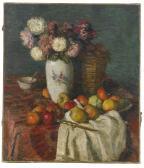 MOISEI ALEXANDROVICH FEIGIN Still Life With Vase And Fruit MOISEI ALEXANDROVICH FEIGIN Still Life With Vase And Fruit