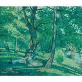 MOLARSKY Maurice, Morris Lovers In The Park MOLARSKY Maurice, Morris Lovers In The Park