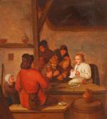 MOLENAER Bartholomeus A Tavern Interior With Peasants Drinking MOLENAER Bartholomeus A Tavern Interior With Peasants Drinking