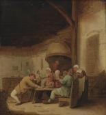 MOLENAER Bartholomeus Peasants Drinking And Playing Cards In A Tavern MOLENAER Bartholomeus Peasants Drinking And Playing Cards In A Tavern